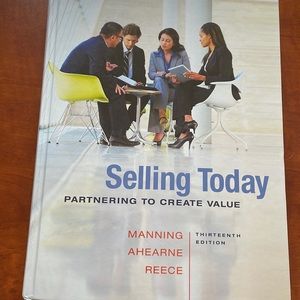 Selling today. Patterning to create value. Thirteenth edition. Textbook.